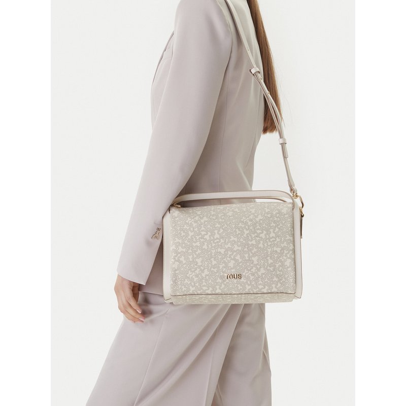 Handtasche TOUS City Kaos Mini Lines 2002183801 Creme