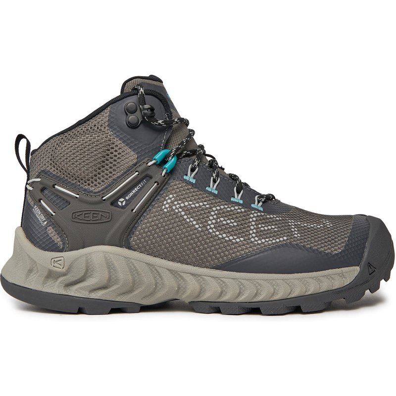 Trekkingschuhe Keen Nxis Evo Mid Wp 1027197 Grau