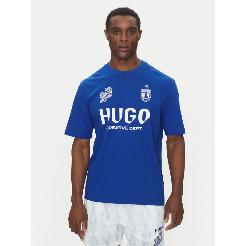 HUGO T-Shirt Nebulop 50541252 Blau Regular Fit