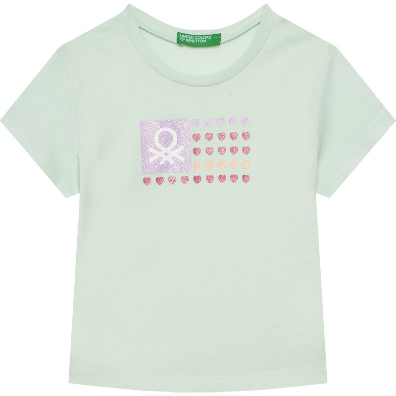 United Colors Of Benetton T-Shirt 3I1XG10HU Grün Regular Fit
