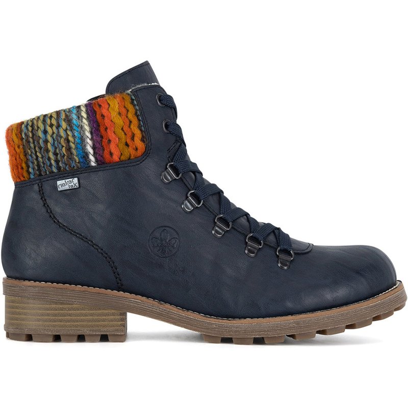 Schnürschuhe Rieker Z0445-14 Blau