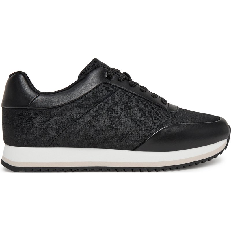 Sneakers Calvin Klein Runner Lace Up - Jacq HW0HW02413 Schwarz