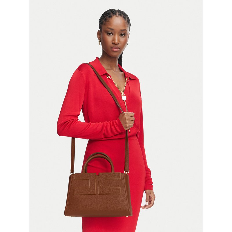 Handtasche Elisabetta Franchi BS-06A-66E2-V440 Braun