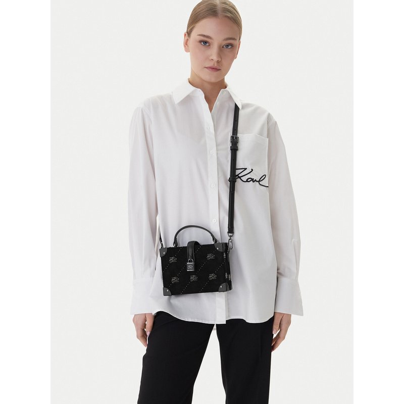 Handtasche KARL LAGERFELD B1W30103 Schwarz