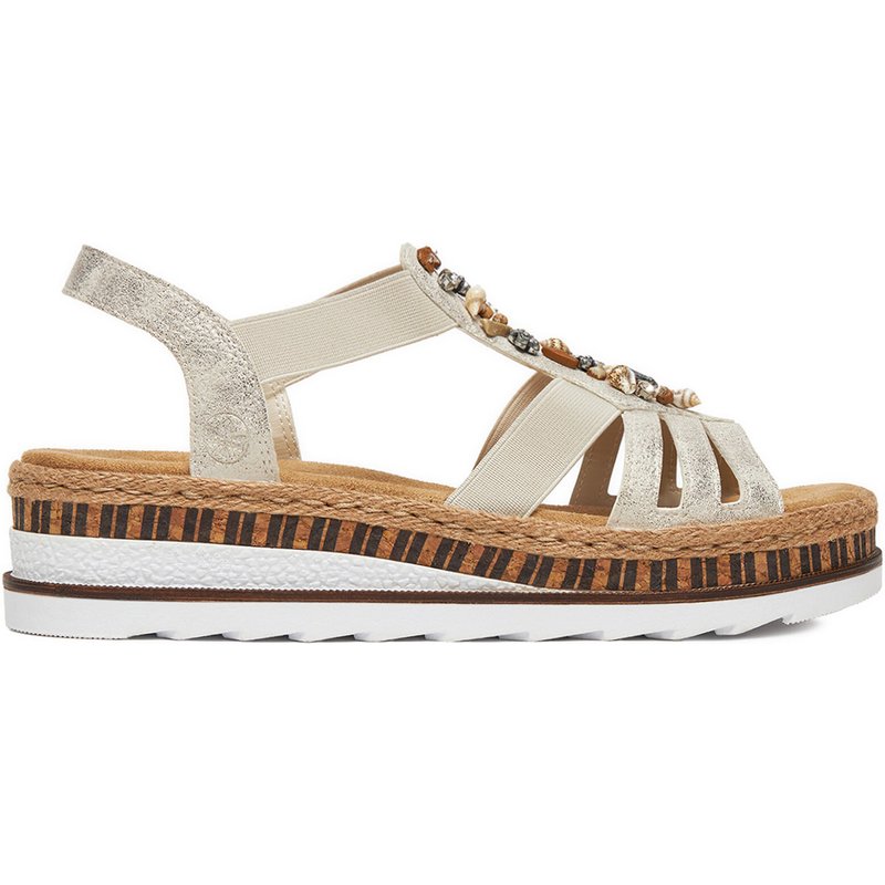 Sandalen Rieker V7949-90 Dunkelblau