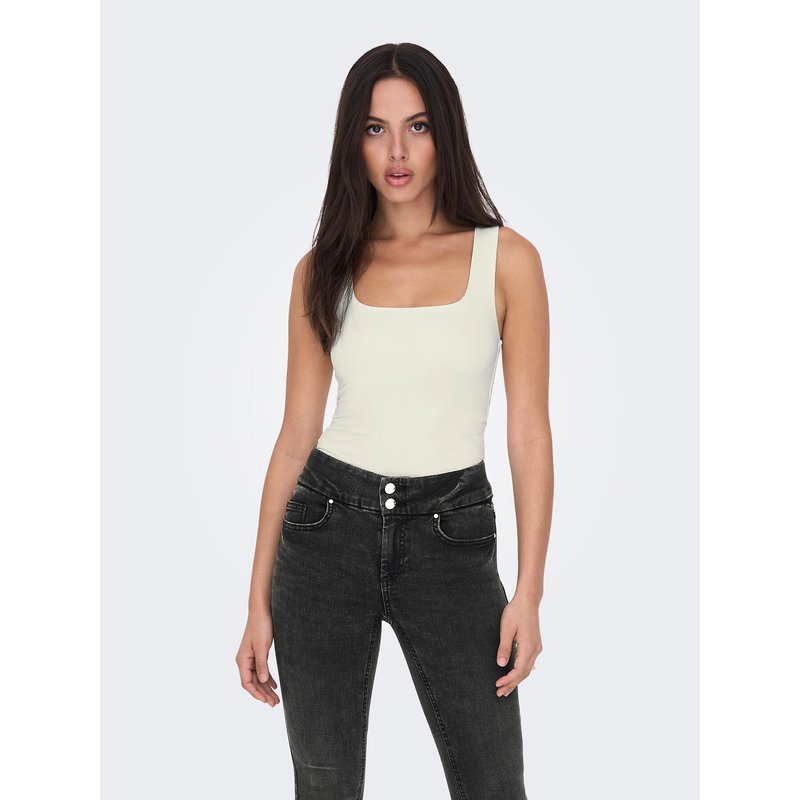 ONLY Top Lea 15278090 Weiß Regular Fit