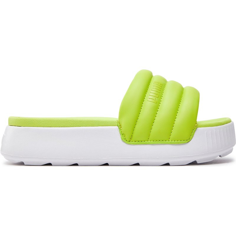Pantoletten Puma Karmen Slide Puffy Wns 395399-04 Grün