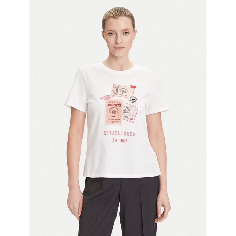 Weekend Max Mara T-Shirt Ara 2525976041 Weiß Regular Fit