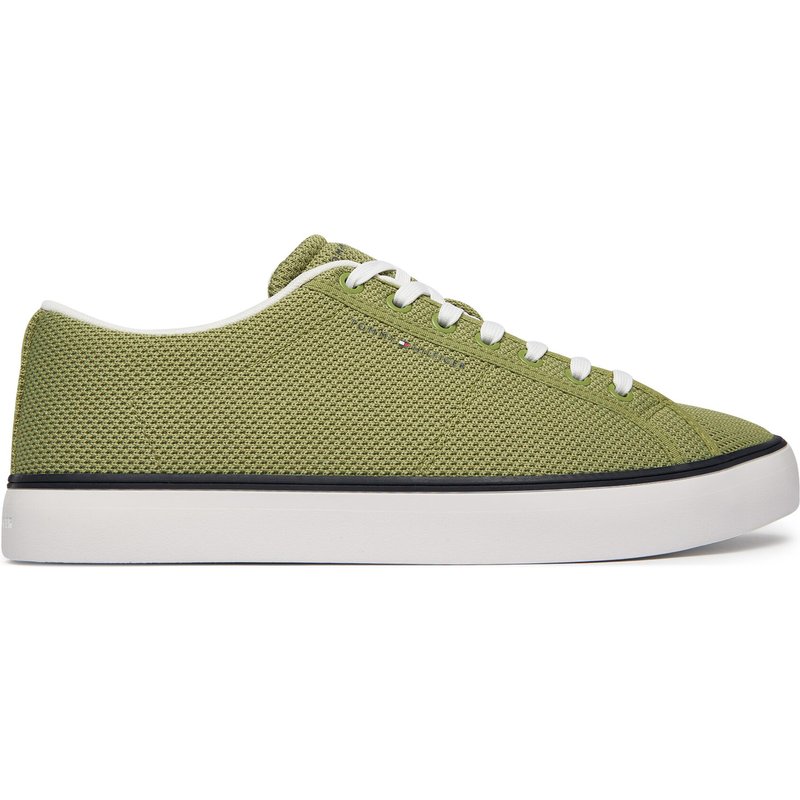 Sneakers aus Stoff Tommy Hilfiger Harlem Core Ii Seasonal Textile FM0FM05820 Grün