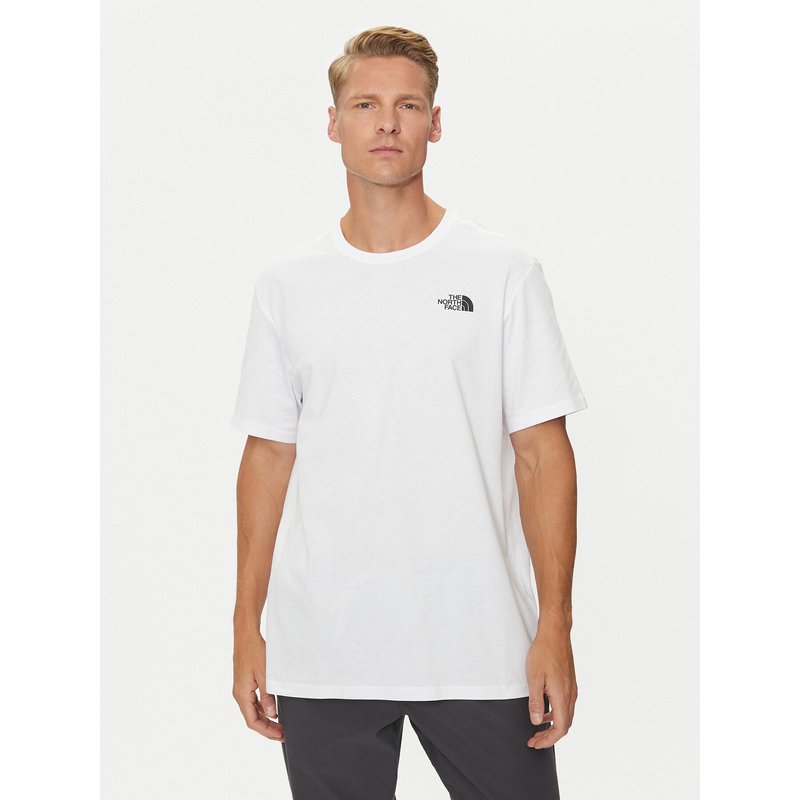 The North Face T-Shirt Redbox NF0A2TX2 Weiß Regular Fit