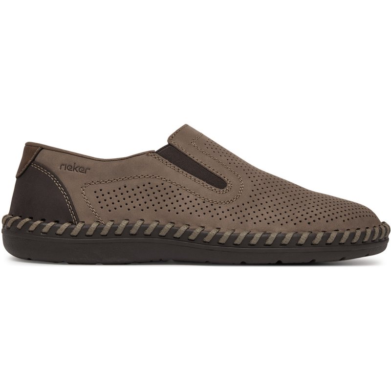 Halbschuhe Rieker B2460-25 Beige