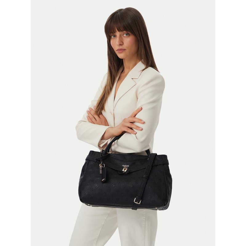 Handtasche Guess Ella Logo HWPD97 46060 Schwarz