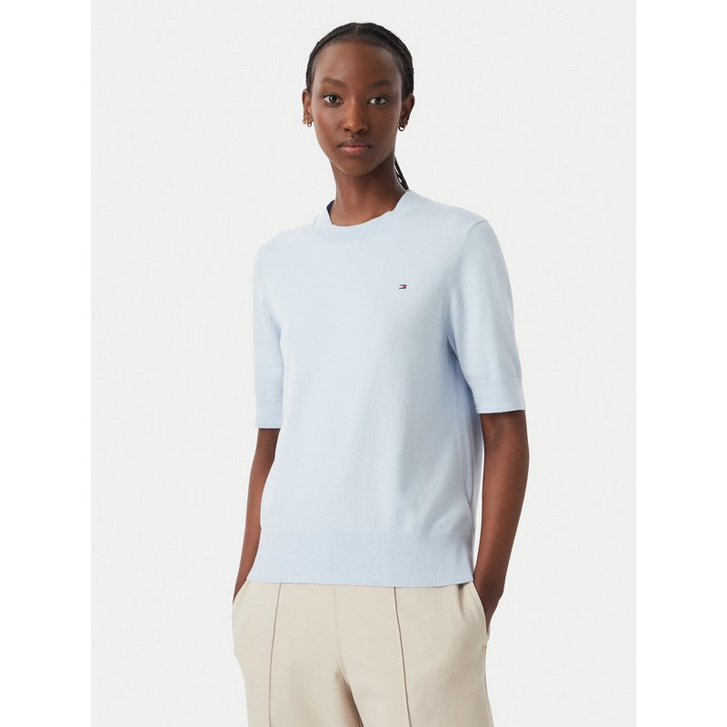 Tommy Hilfiger Pullover WW0WW49705 Blau Slim Fit