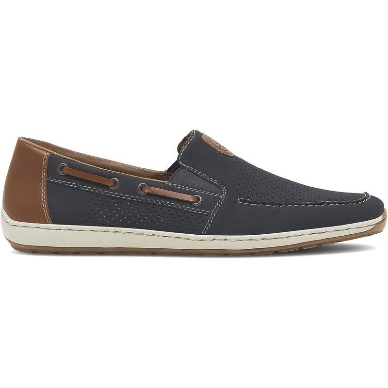 Halbschuhe Rieker 08866-15 Dunkelblau