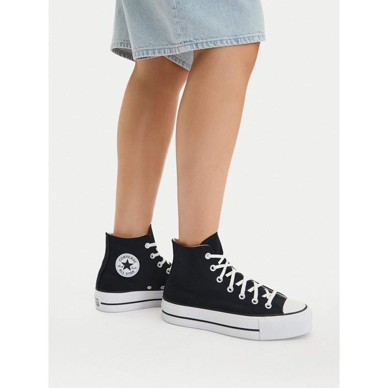 Sneakers aus Stoff Converse Chuck Taylor All Star Lift Hi 560845C Schwarz