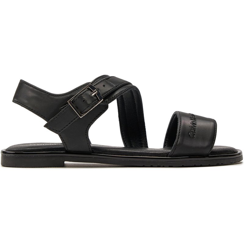 Sandalen Calvin Klein Jeans Flat Sandal V3A2-80825-1688 M Schwarz