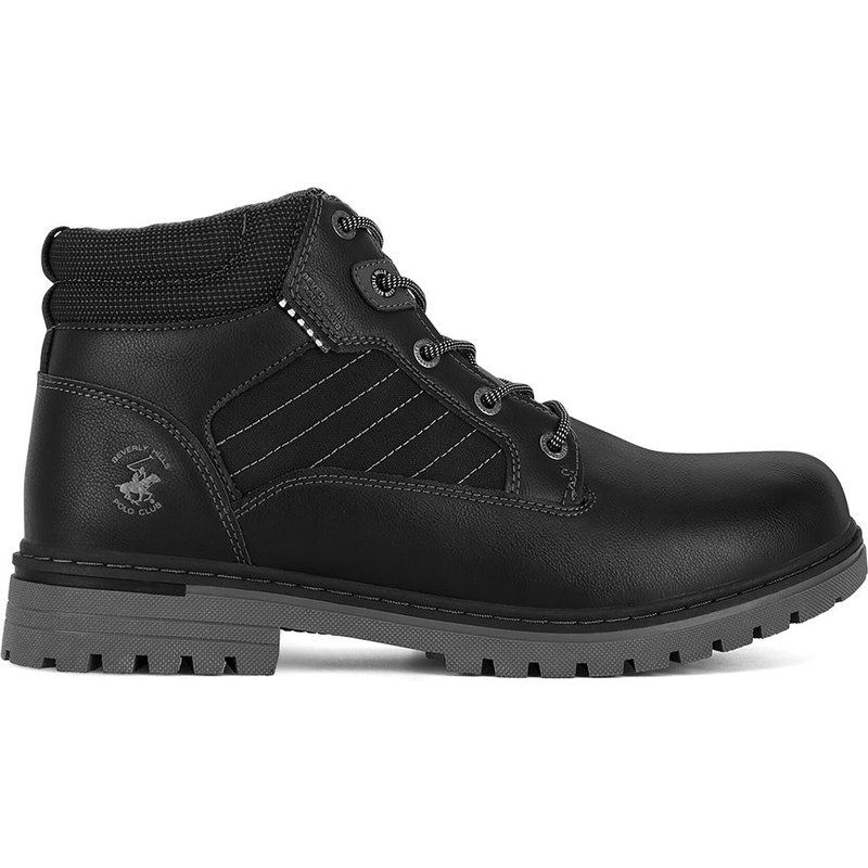 Schnürschuhe Beverly Hills Polo Club 23AB502 Schwarz