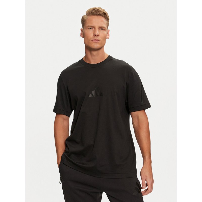 adidas T-Shirt Z.N.E. JE3069 Schwarz Regular Fit