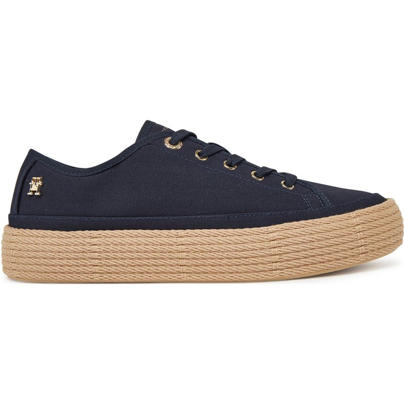 Espadrilles Tommy Hilfiger Vulc Espadrille Sneaker FW0FW08404 Dunkelblau