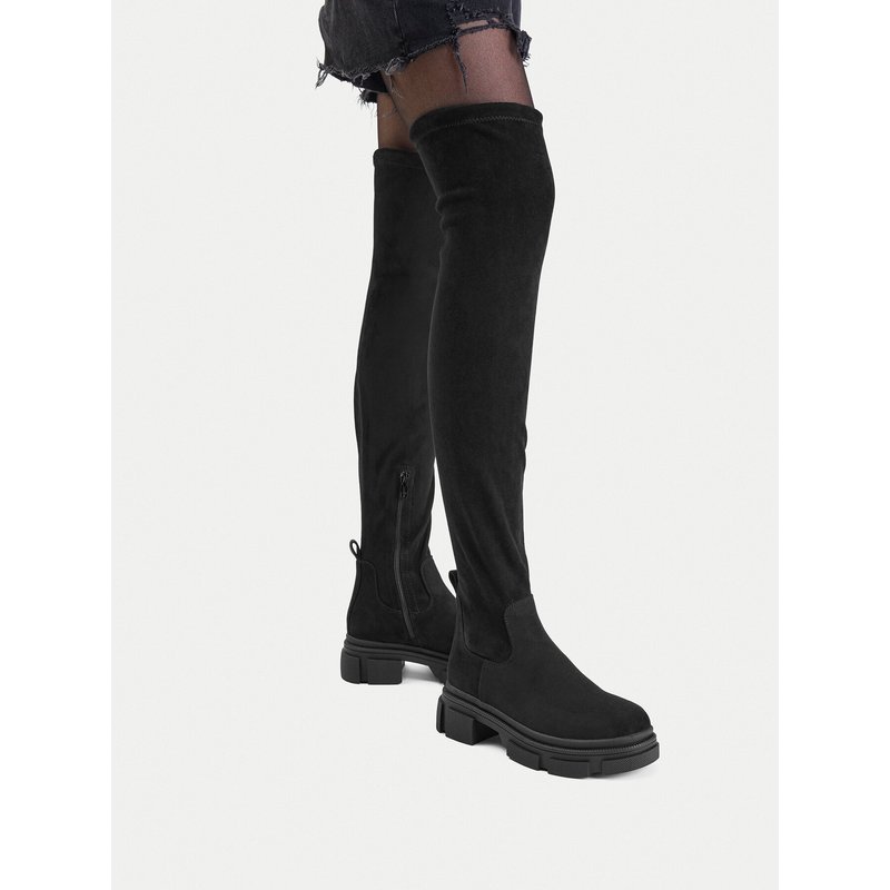 Overknees DeeZee WS0902-01 Schwarz