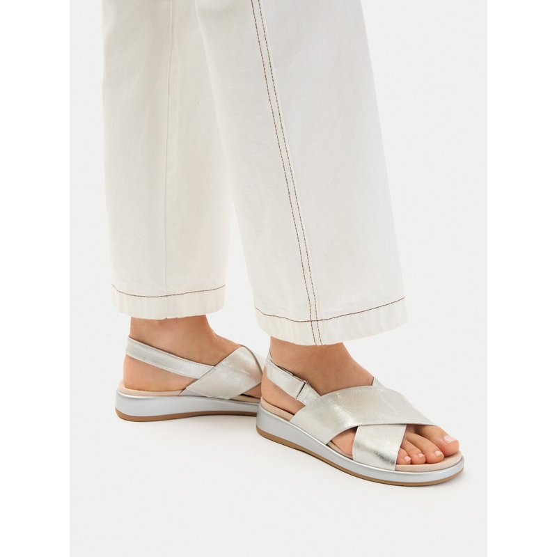 Sandalen Caprice 9-28208-44 Silberfarben