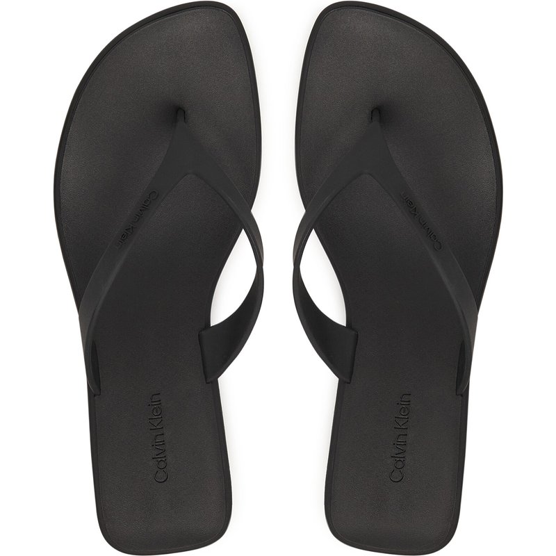 Zehentrenner Calvin Klein Flip Flop Kitten Heel Thong Tpu HW0HW02965 Schwarz