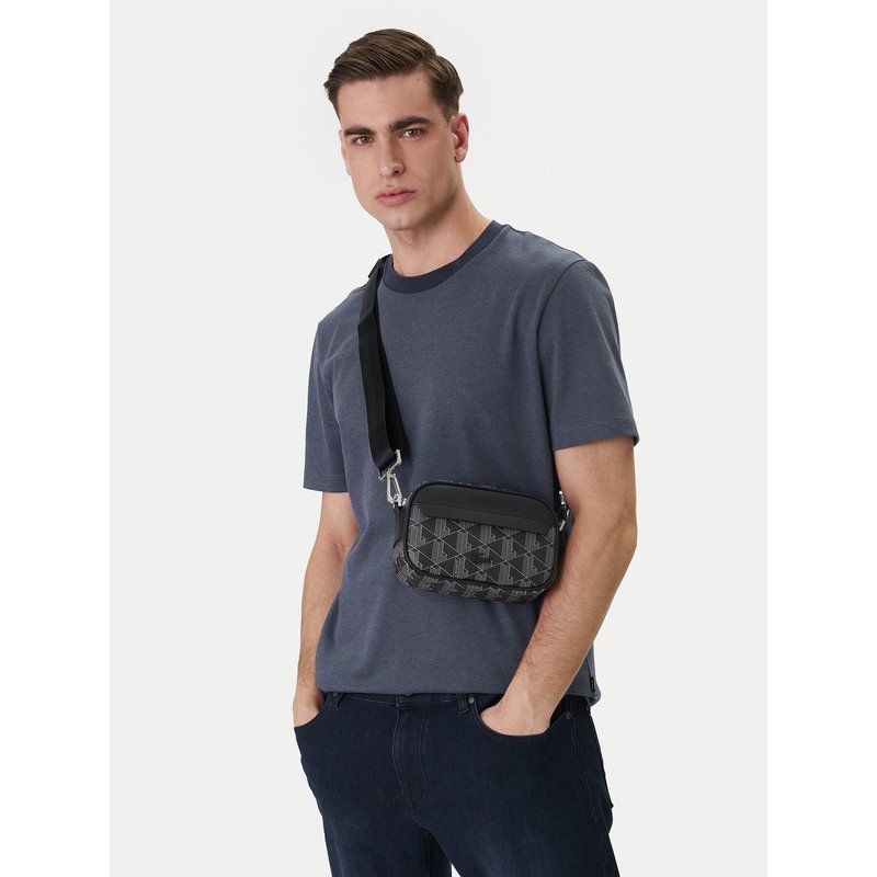 Umhängetasche Lacoste S Reporter Bag NH3650LX Schwarz