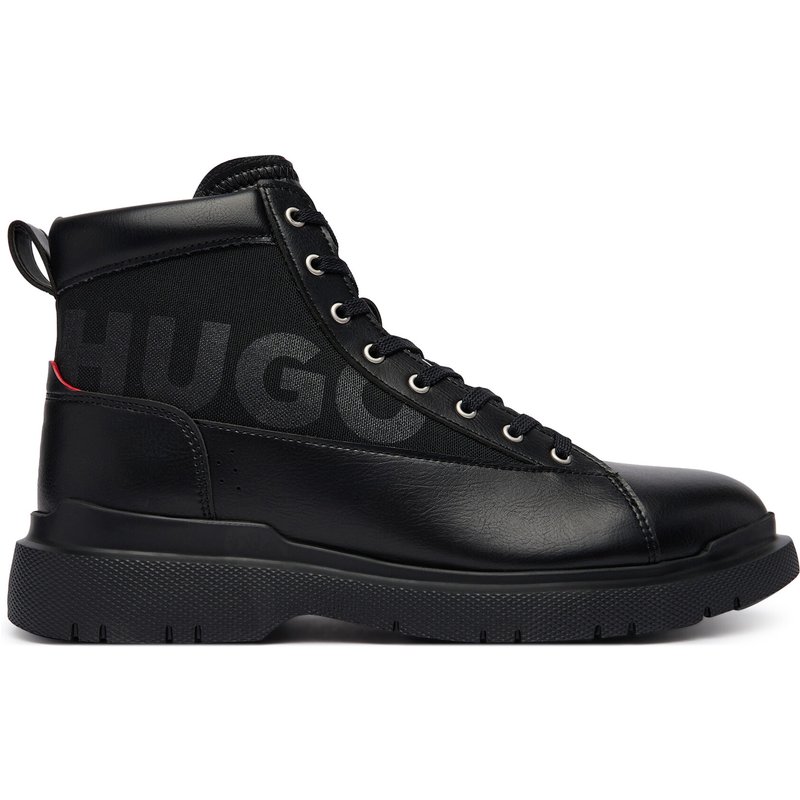 Schnürschuhe HUGO Nash halb 50573106 Schwarz