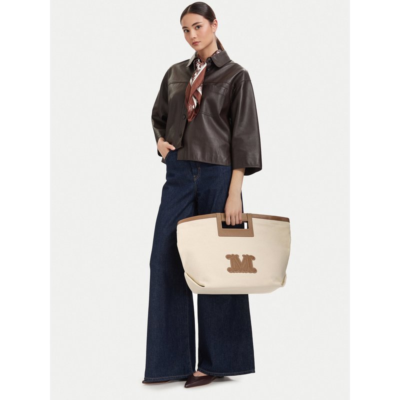 Handtasche Max Mara Beachwear 2616511039650 Beige