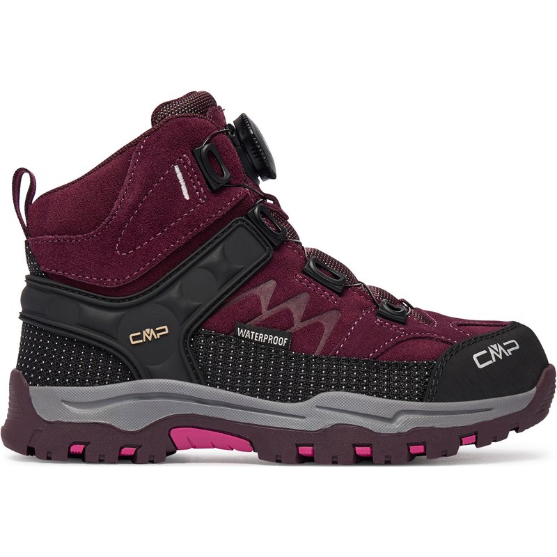 Trekkingschuhe CMP Kiruna Mid Fitgo Wp 3Q56784 Dunkelrot