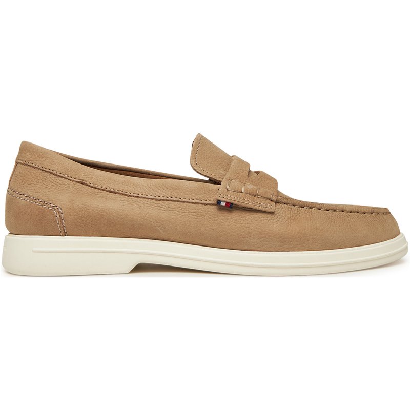 Mokassins Tommy Hilfiger Nubuck P Loafer FM0FM05350 Beige