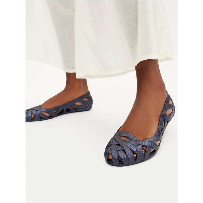 Ballerinas Melissa Jean+Jason Wu VII Ad 32288 Dunkelblau