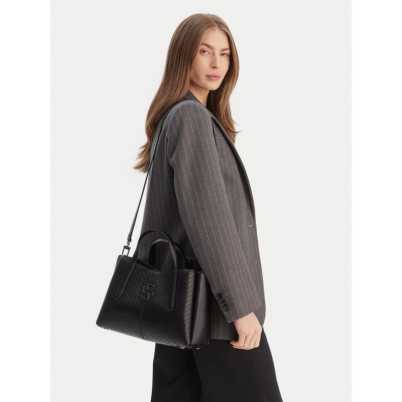 Handtasche BOSS 50557898 Schwarz