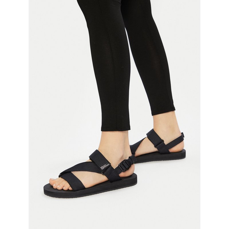 Sandalen Jack Wolfskin Urban Entdeckung Belt Sandal W 4056801 Schwarz
