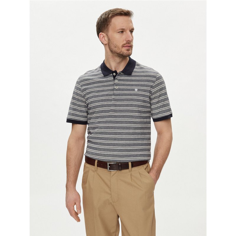 Jack & Jones Poloshirt Bluwin 12170931 Grau Regular Fit