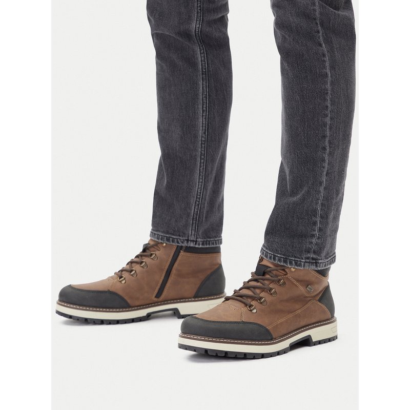 Schnürschuhe Rieker F8302-24 Braun