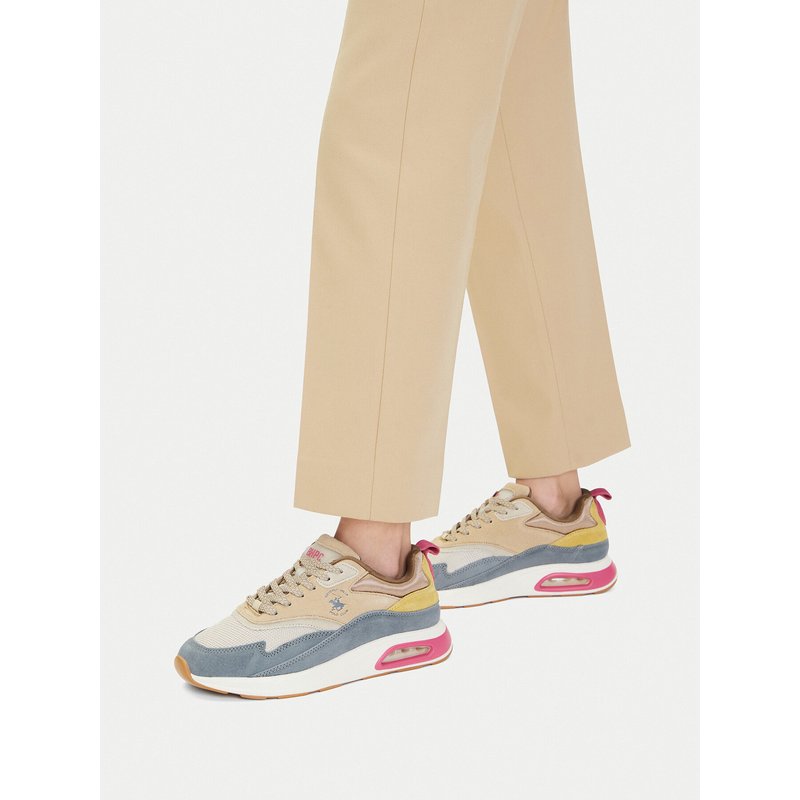 Sneakers Beverly Hills Polo Club EO-L240061 Beige