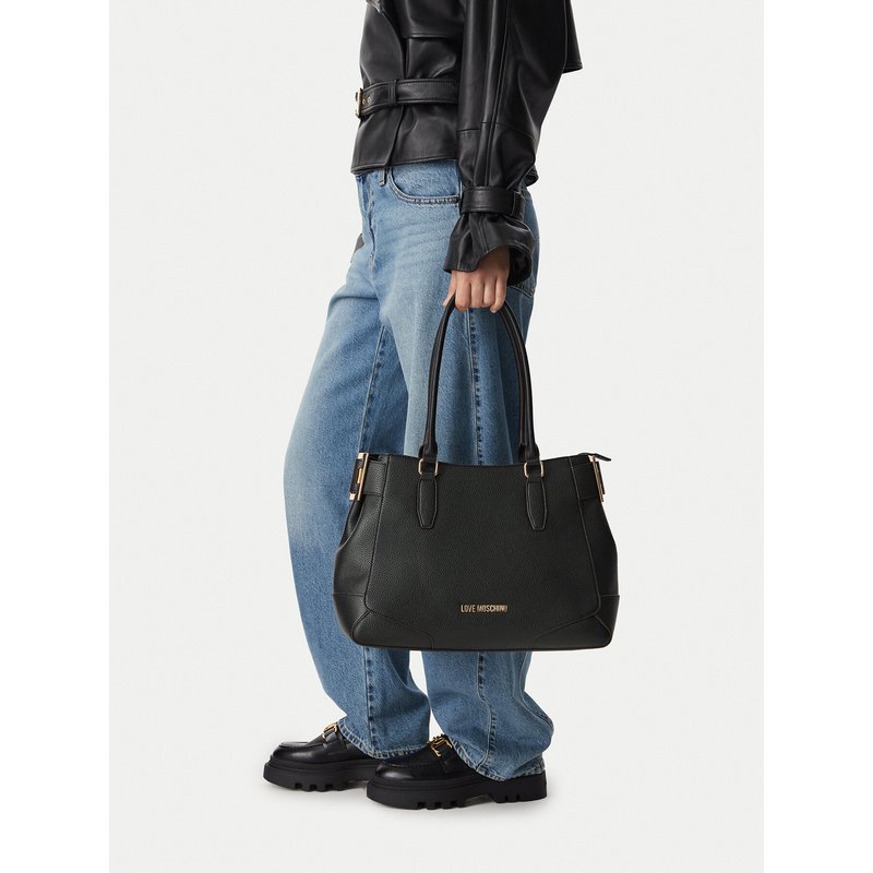 Handtasche LOVE MOSCHINO JC4095PP1PLT1000 Schwarz