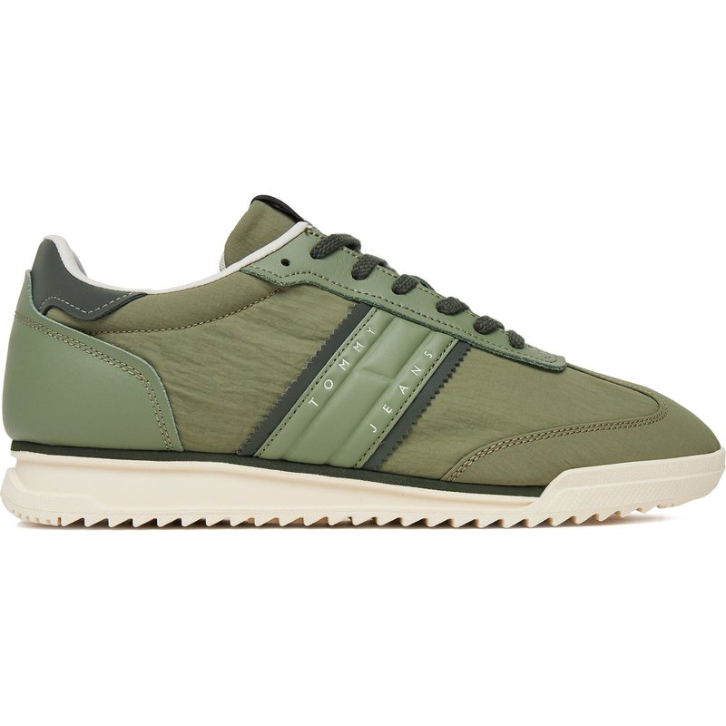 Sneakers Tommy Jeans Tjm Runner Cleated Mix Mat. EM0EM01598 Grün