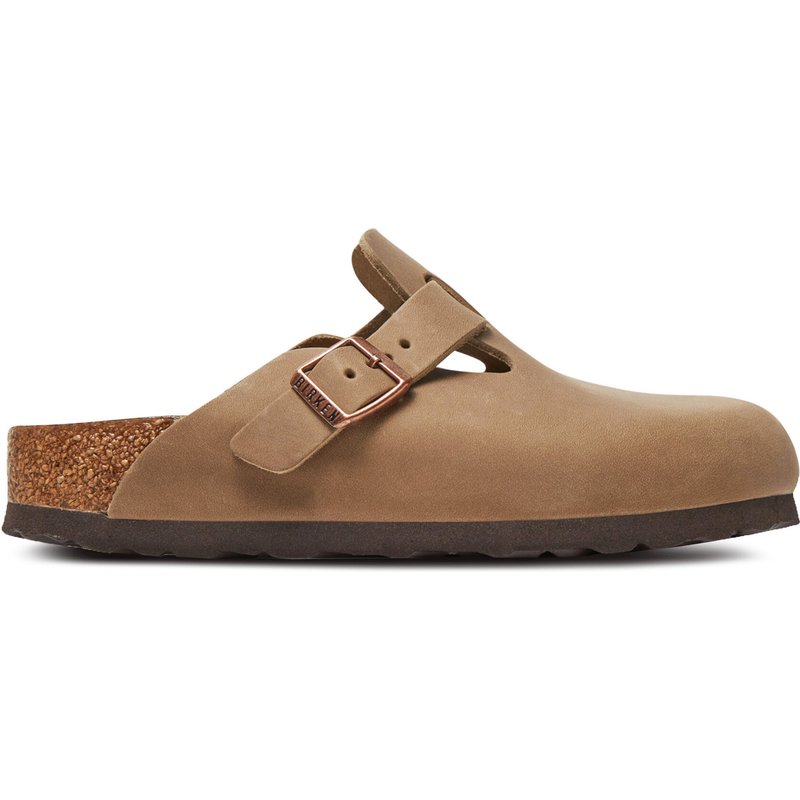 Pantoletten Birkenstock Boston zamsz 1019484 Braun