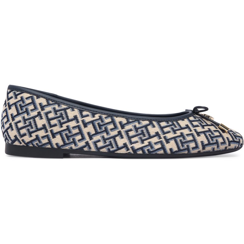 Ballerinas Tommy Hilfiger Th Charm Jacquard Ballerina FW0FW09504 Bunt