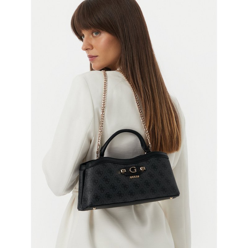 Handtasche Guess Lindsey HWSG97 49050 Schwarz