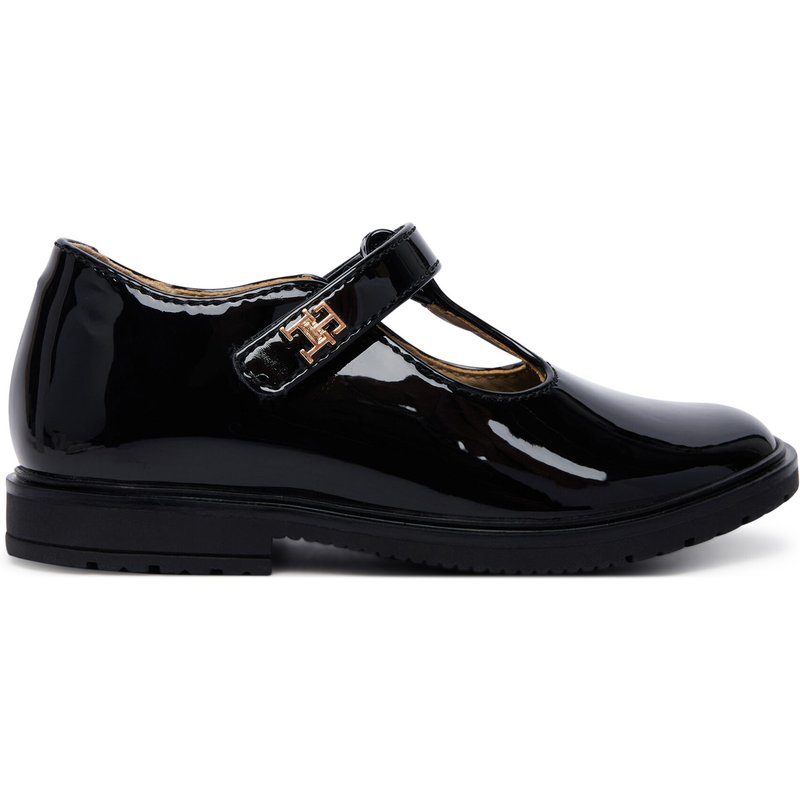 Halbschuhe Tommy Hilfiger Low Cut Shoe T1A4-35126-0774 Schwarz