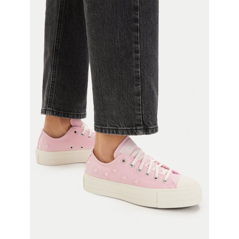 Sneakers aus Stoff Converse Chuck Taylor All Star Lift Platform Beads A16108C Rosa
