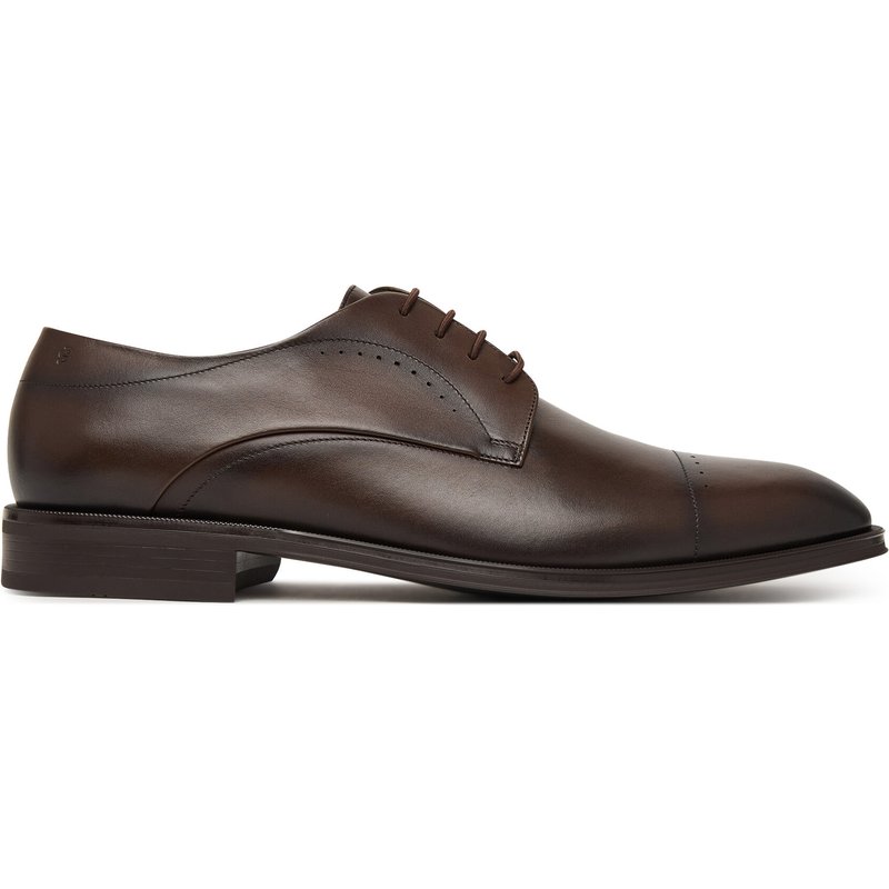 Halbschuhe BOSS Derrek 50565633 Dunkelbraun