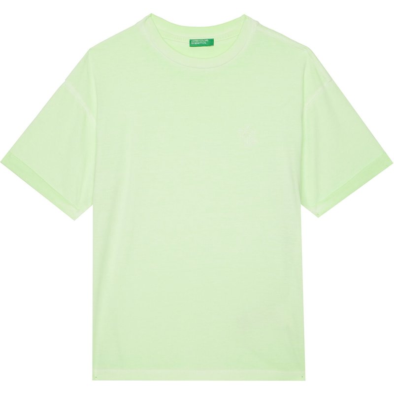 United Colors Of Benetton T-Shirt 3085C10P9 Grün Regular Fit