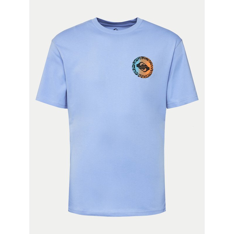 Quiksilver T-Shirt Long Fade EQYZT07670 Blau Regular Fit