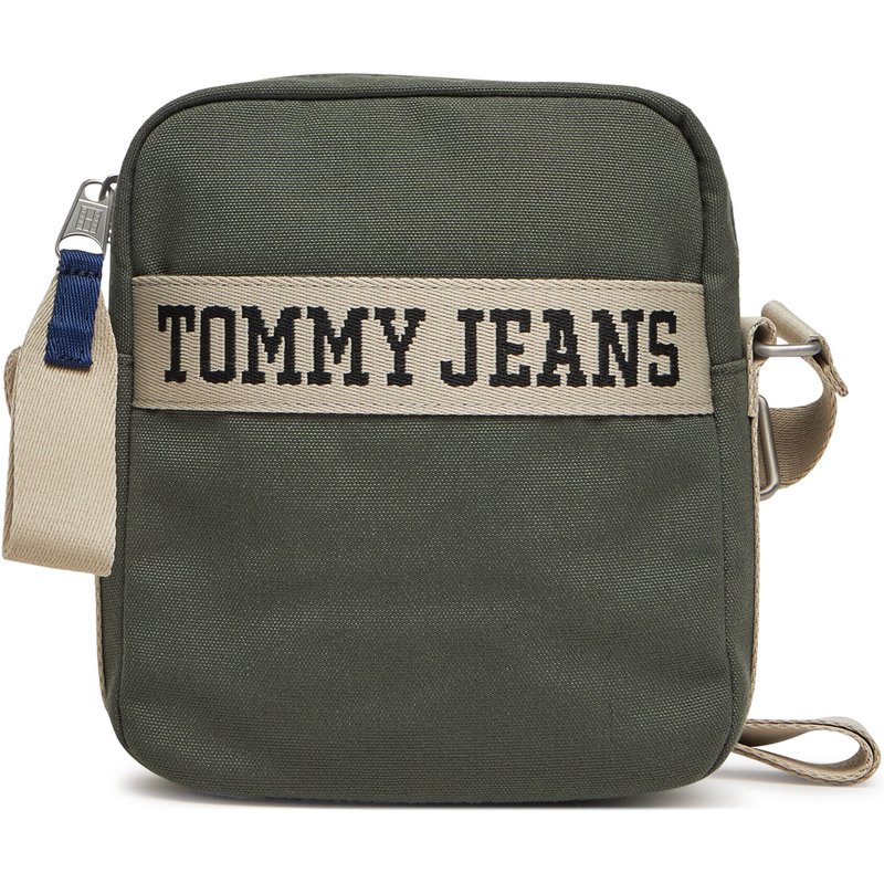 Umhängetasche Tommy Jeans Tjm Retro Cool Reporter AM0AM13277 Khakifarben