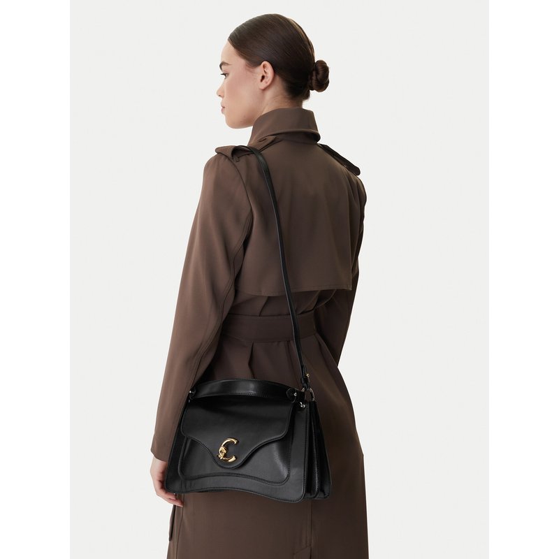 Handtasche Coccinelle SSK Coccinelle C-Me Calf E1 SSK 18 01 01 Schwarz
