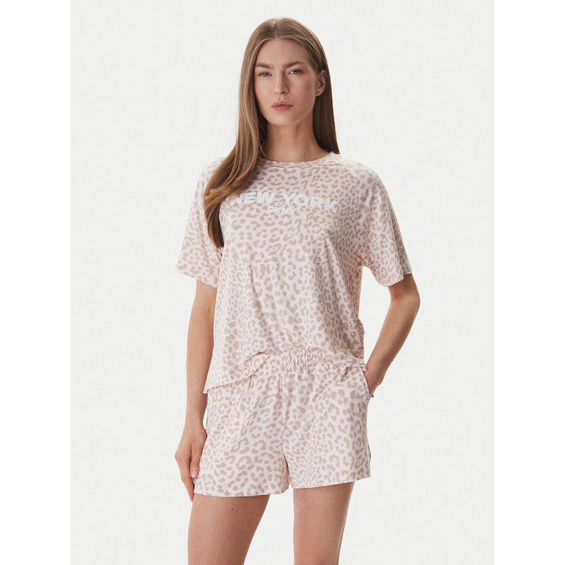 DKNY Pyjama YI50093 Rosa Regular Fit